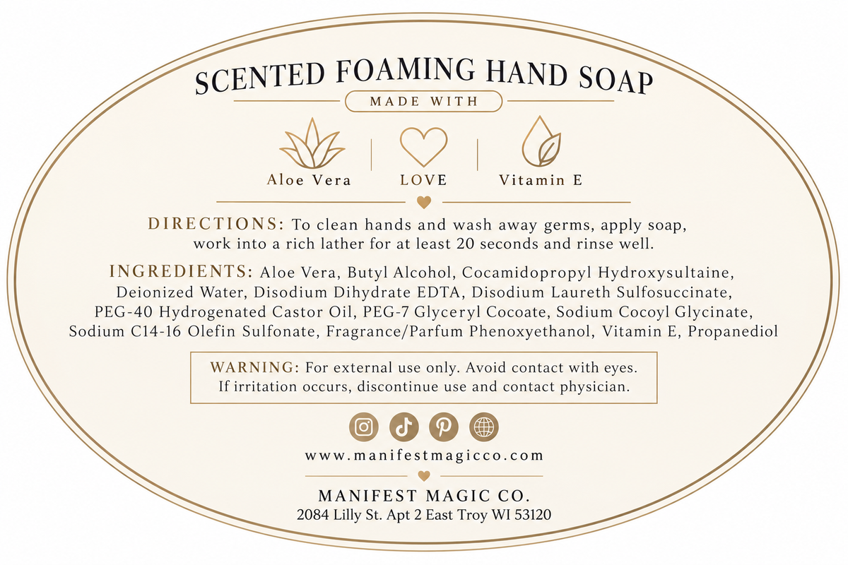 Midnight Applewood | Foaming Hand Soap | 12 oz