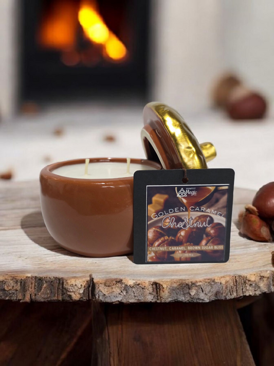 Golden Caramel Chestnut - Acorn Jar