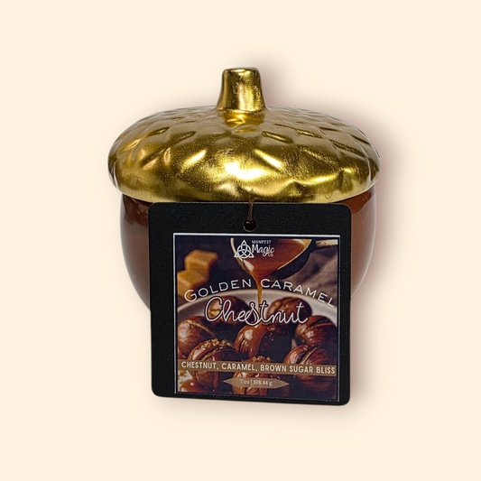 Golden Caramel Chestnut - Acorn Jar
