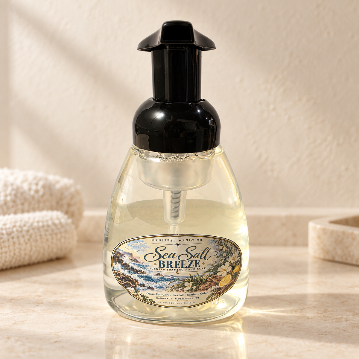 Sea Salt Breeze| Foaming Hand Soap | 12 oz