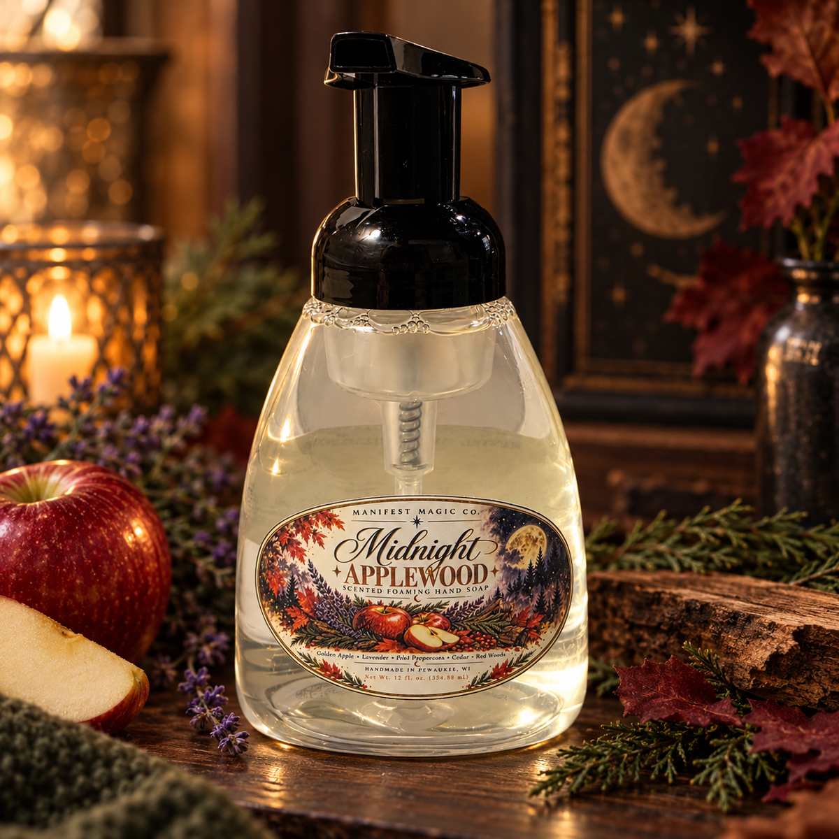 Midnight Applewood | Foaming Hand Soap | 12 oz