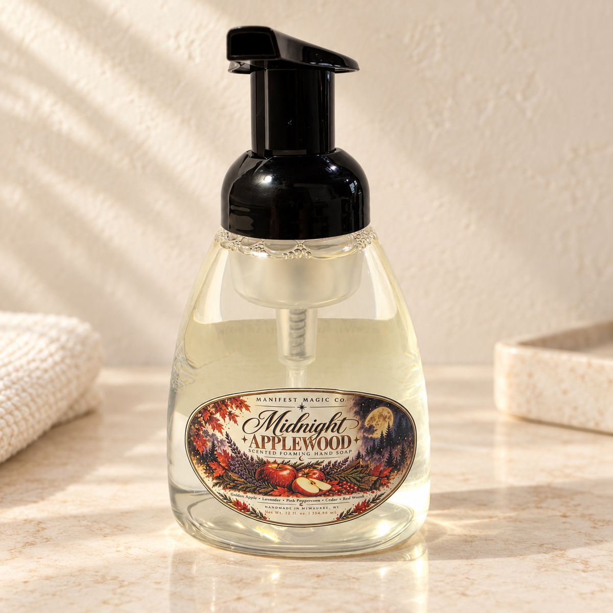 Midnight Applewood | Foaming Hand Soap | 12 oz