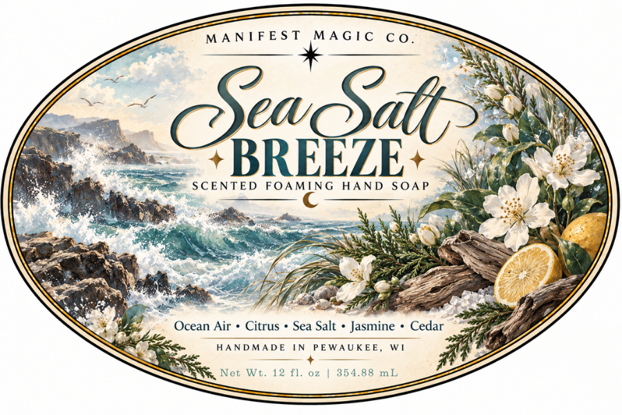 Sea Salt Breeze| Foaming Hand Soap | 12 oz