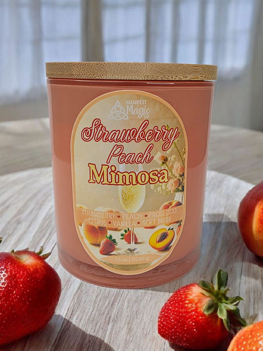 Strawberry Peach Mimosa